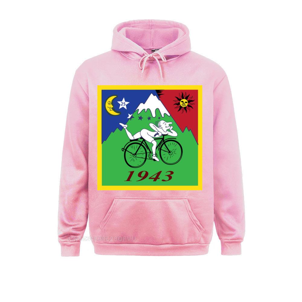 

Мужская толстовка Альберт Хофманн День велосипеда Хлопковая толстовка пуловер Рубашки Кислотный промокашка Вечеринка Толстовка пуловер Одежда 3XL