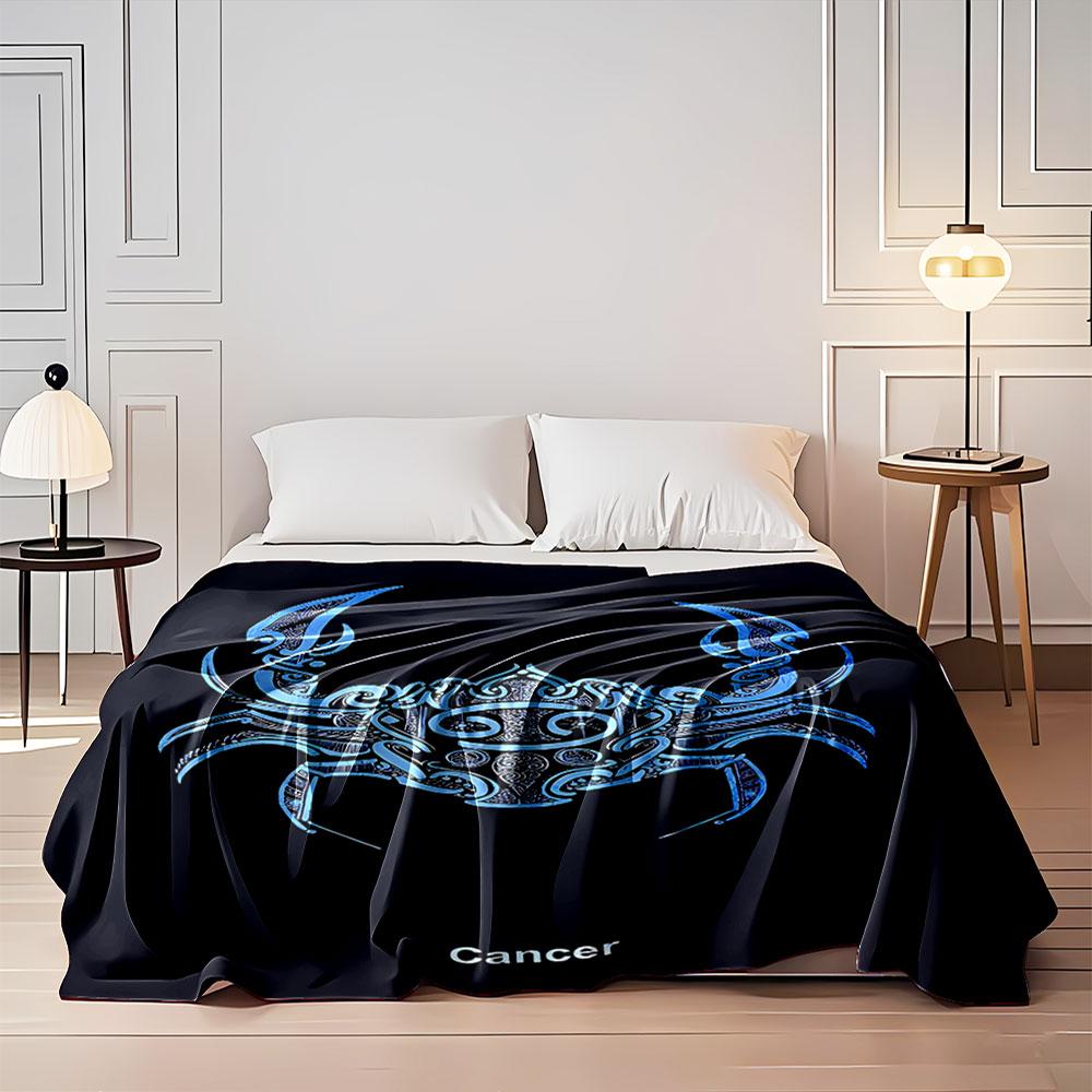 Cancer Zodiac Art Blanket for all seasons blanket lunch break throw gift