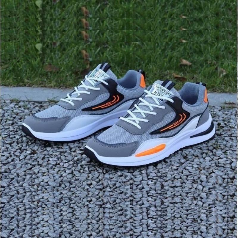 Men's Mesh Breathable Casual Sports Shoes Spring and Autumn New Fashion Trend Shoes Men's Travel Shoes Platform Shoes