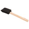 20Pcs Length 15cm Foam Paint Brush Black Brush Head Poly Foam Brush Sponge Paint Brush  for DIY