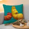 Cushion Cover  Linen  SkinFriendly Soft Decorative Case For Sofa Home Decor Funny LLarva Pillow cover