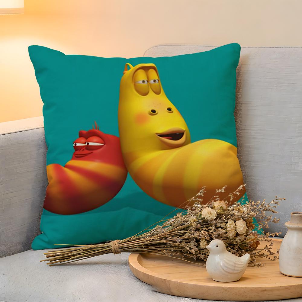 

Cushion Cover Linen SkinFriendly Soft Decorative Case For Sofa Home Decor Funny LLarva Pillow cover 30x30cm