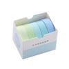 Card Lover 5 Rolls Basic Series Journal Colourful Washi Tape Scrapbooking Morandi Color Masking Tape Journaling Material