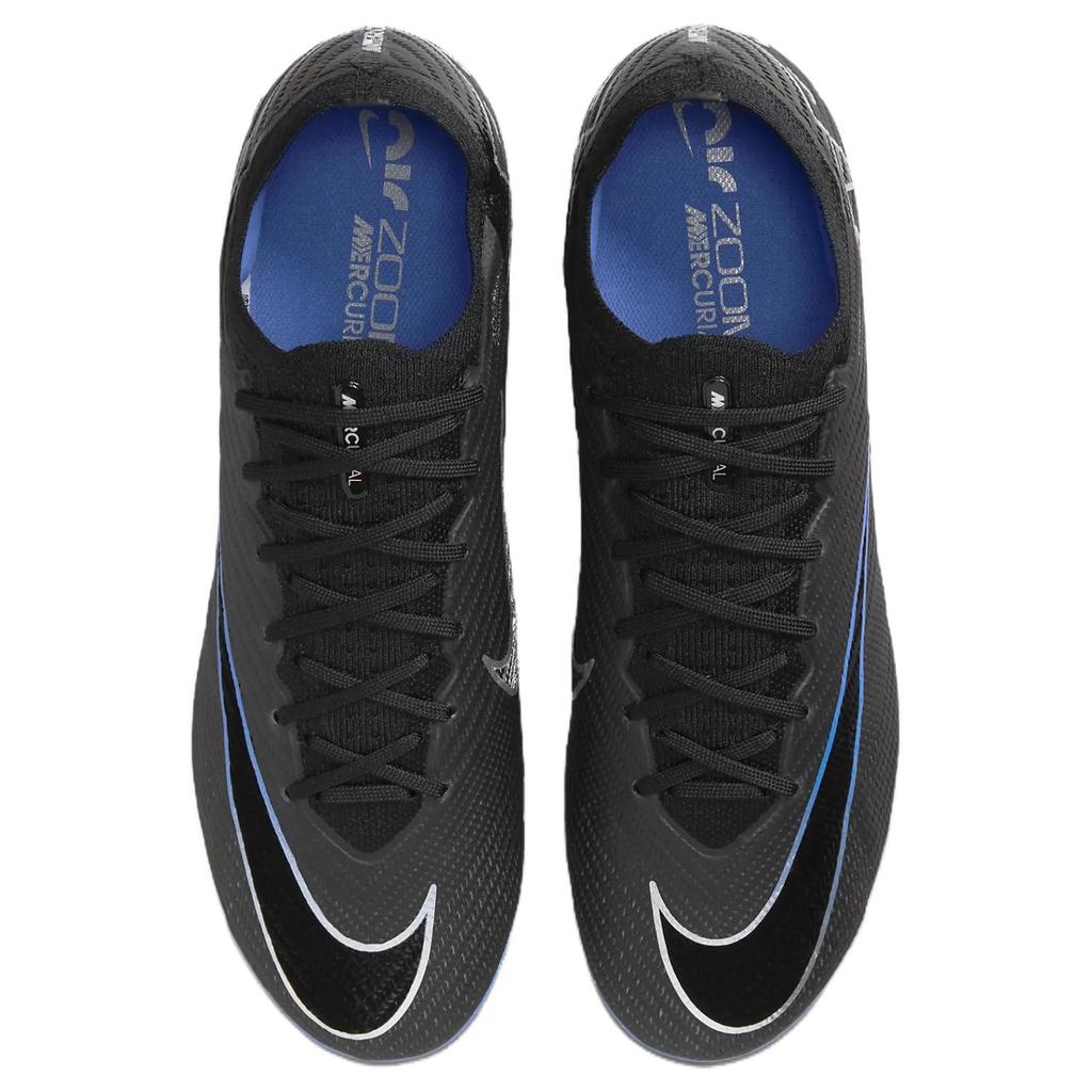 Nike Zoom Mercurial Vapor 15 Elite SG Pro AC Shadow Pack Unisex Sneakers Black Hyper-Royal Chrome DJ5168-040