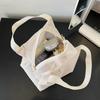 Portable Mesh Bag Travel Toiltery Organizer Beach Bag Cosmetic Storage Bags with Handle Large Capacity Organizer Pouch Zipper