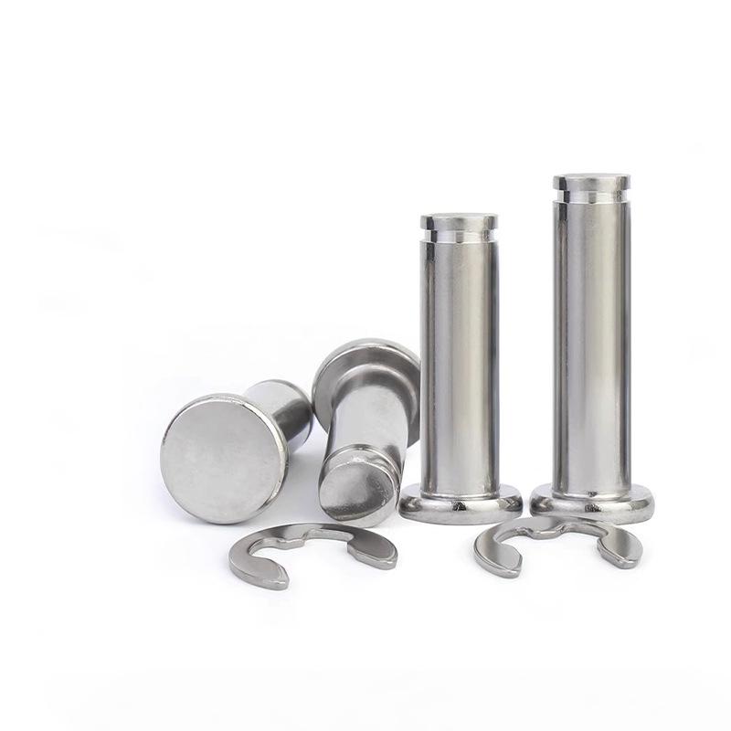 304 Stainless Steel Grooved Flat Head Pin M3-M16