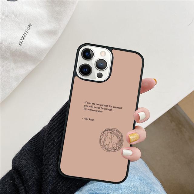 Minimal Aesthetics Phone Case Cover For iPhone 17 Air 15 16 14 13 12 Pro Max 11 Pro Max Plus Coque Shell
