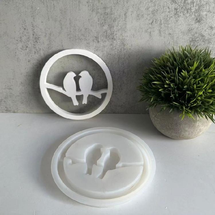 Silikon-Tonformen, Bastelformen, Vogelfigurenformen, DIY-Ornamentformen