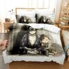 3D Print Anime Dororo Bedding Set Boys Girls Twin Queen Size Duvet Cover Pillowcase Bed Boys Adult Fashion Home Textileextile
