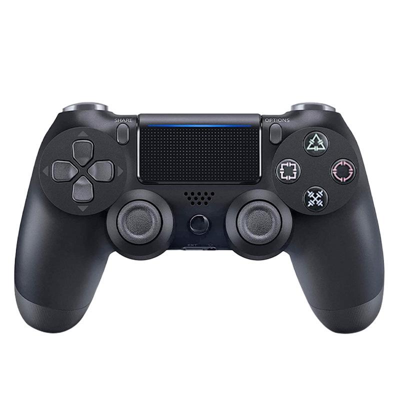 Wireless P4 Controller with Simulated Six-axis Vibration and LEDs - P4 Game Controller for PC Gaming