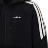 Adidas 3-Stripes Casual Minimalist Hooded Striped Versatile Jacket Men Jacket Black KA2577