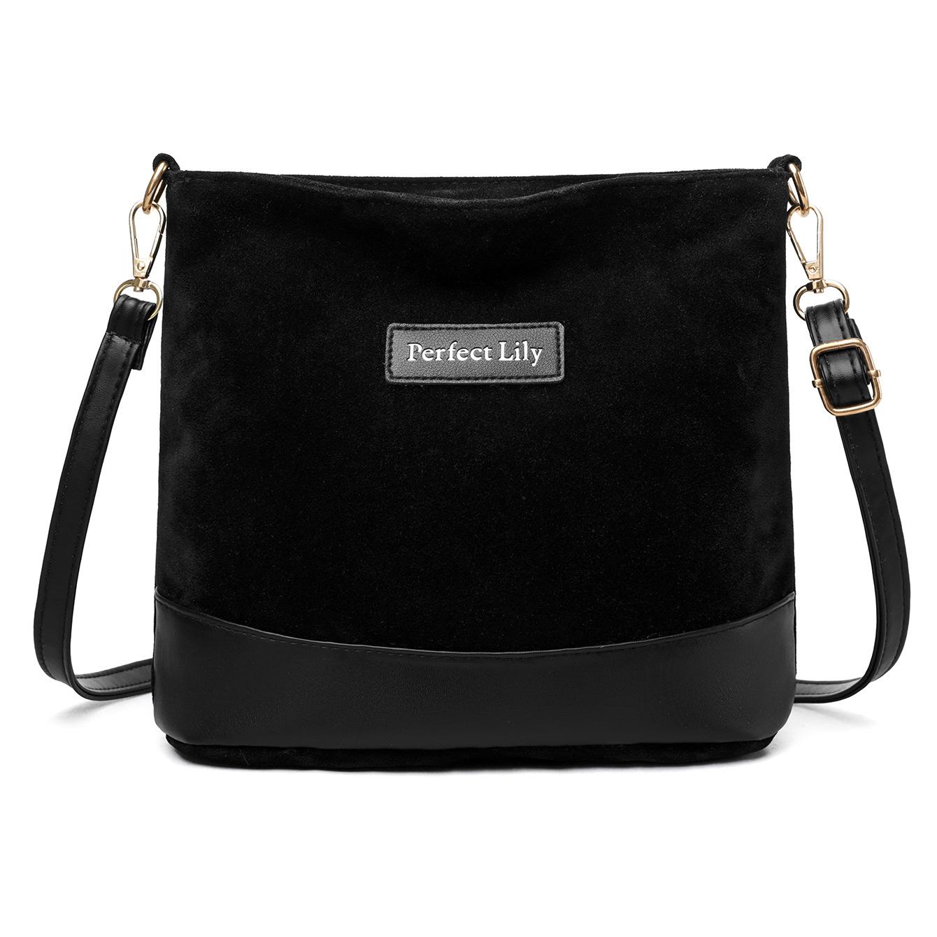 

Повседневная и легкая одноплечевая сумка для телефона, простая и универсальная, универсальная сумка кроссбоди большой вместимости чёрный