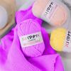 3Pcs Milk Sweet Soft Cotton Baby Knitting Wool Yarn Thick Yarn Fiber Velvet Yarn Hand Knitting Wool Crochet Yarn for DIY Sweater