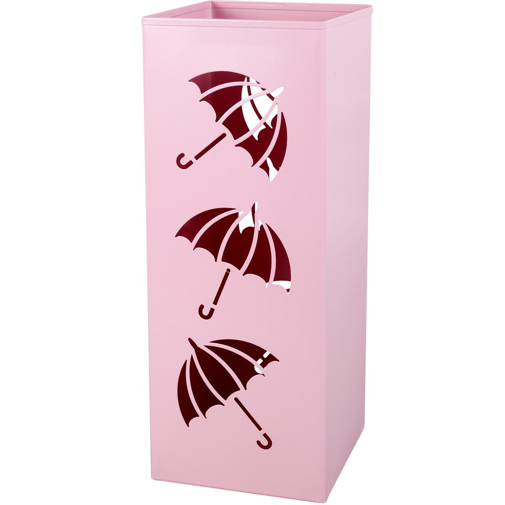 Metal Umbrella Stand Freestanding Square Mesh Umbrella Holder Decorative Umbrella Bin for Home Entryway Office Hotel Supermarket