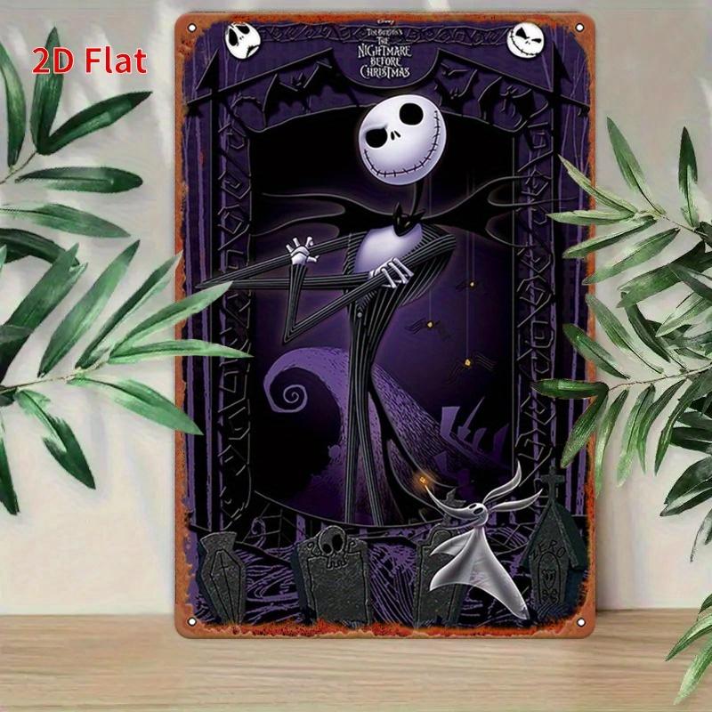 8x12 tum Järnväggdekoration, Klassisk Stil, Mångsidig Rumsinredning för Hemmet, Halloween FantasiÄventyrstema, Idealisk för Stu