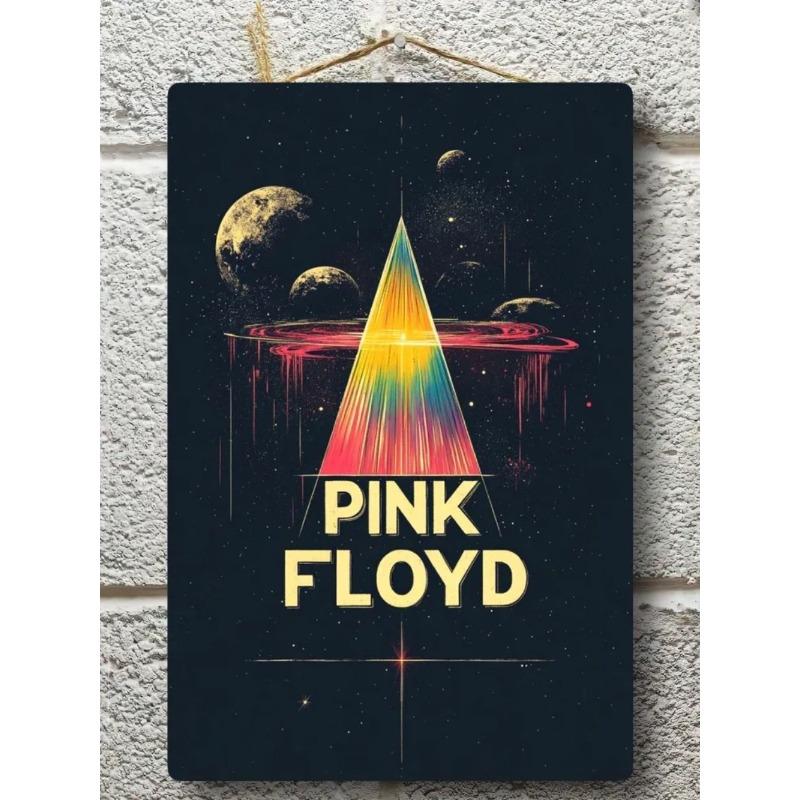 Pink Floyd Metal Poster, Guitarist Gift Wall Art 20x30cm