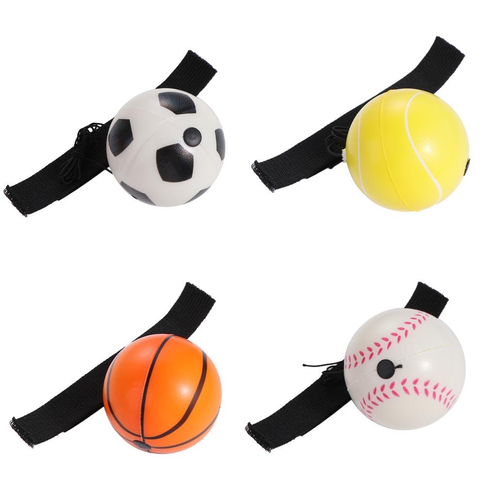 

Boring Elastic Bouncing Return Ball On String Bouncy Ball With Elastic Strap Kids Toy D