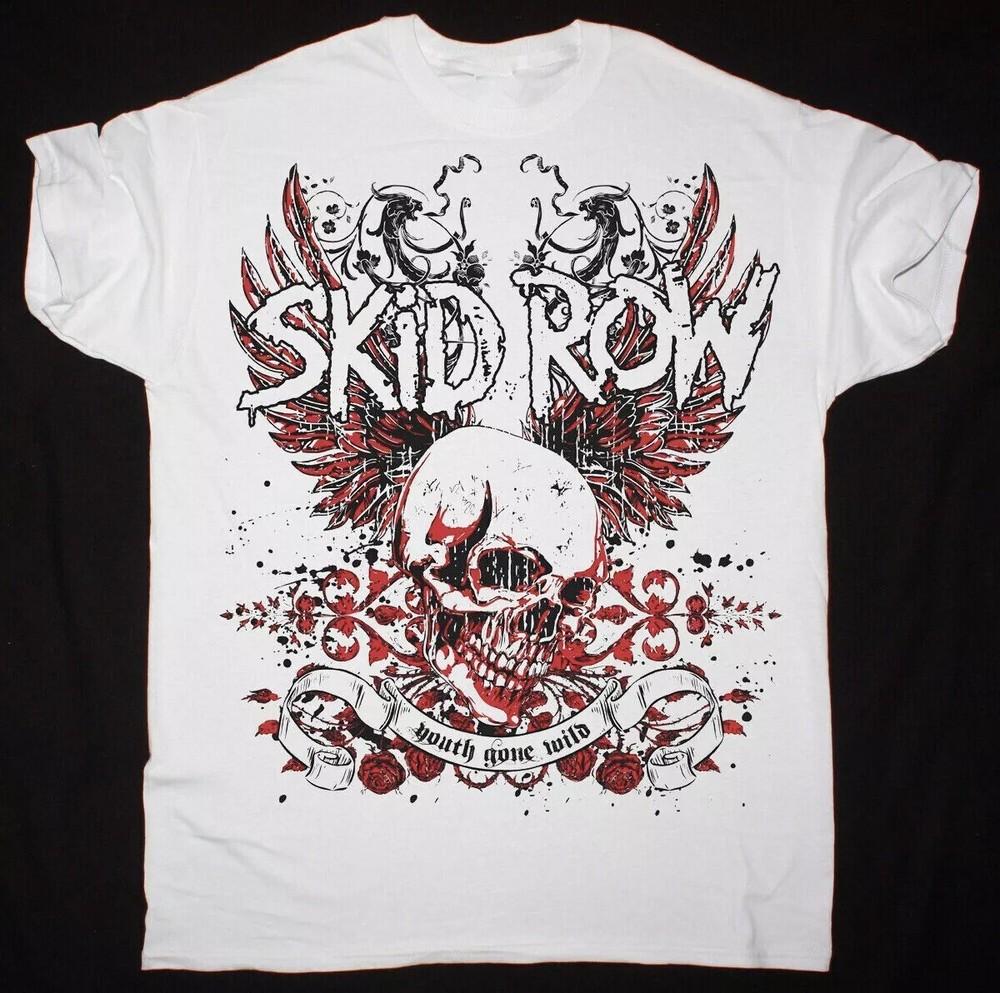 Popular SKID ROW YOUTH GONE WILD Short Sleeve White All Size Shirt Unisex T-Shirt S