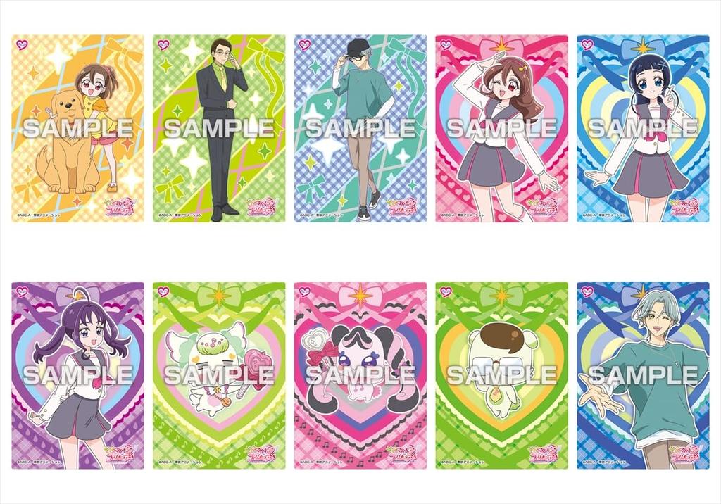 Kimi To Idol Clear Card Collection Gum Box PreCure 16-Pack (Candy Toy)