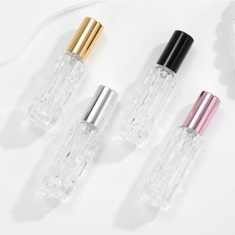 Transparent Travel Glass Perfume Bottle Bitter Gourd Pattern Liquid Sprayer  Travel