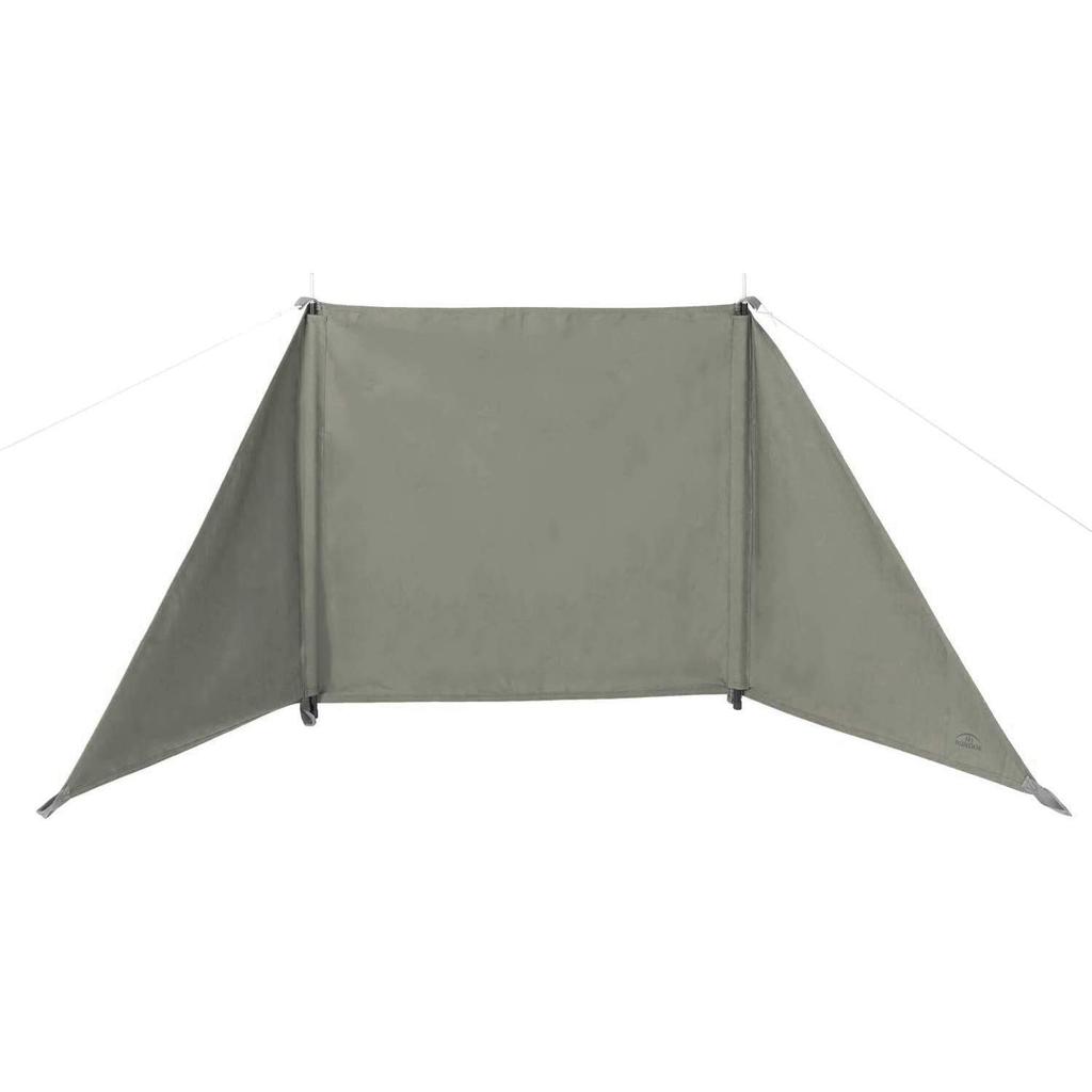 BUNDOK Bonfire Reflector Windshield Curtain Type Cotton Lightweight Compact Khaki with Storage Case Regular BD-523 100%