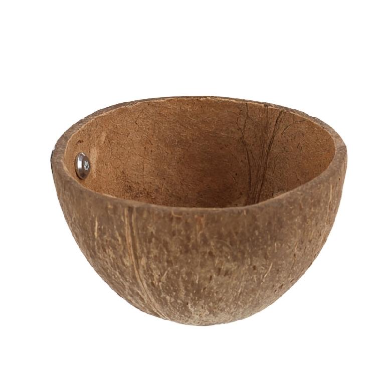 Bird Nest Parrots Breeding House CoconutShell Hut Birdcage PerchAccessories 1