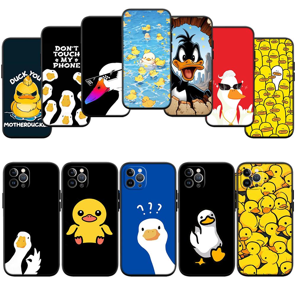 DUCK Cartoon Phone Case for Huawei Mate 20 P Smart+ P20 P30 Lite Pro Y5p Y6p Y6s Y7a Y8p Y8S Y9 Prime Y9S
