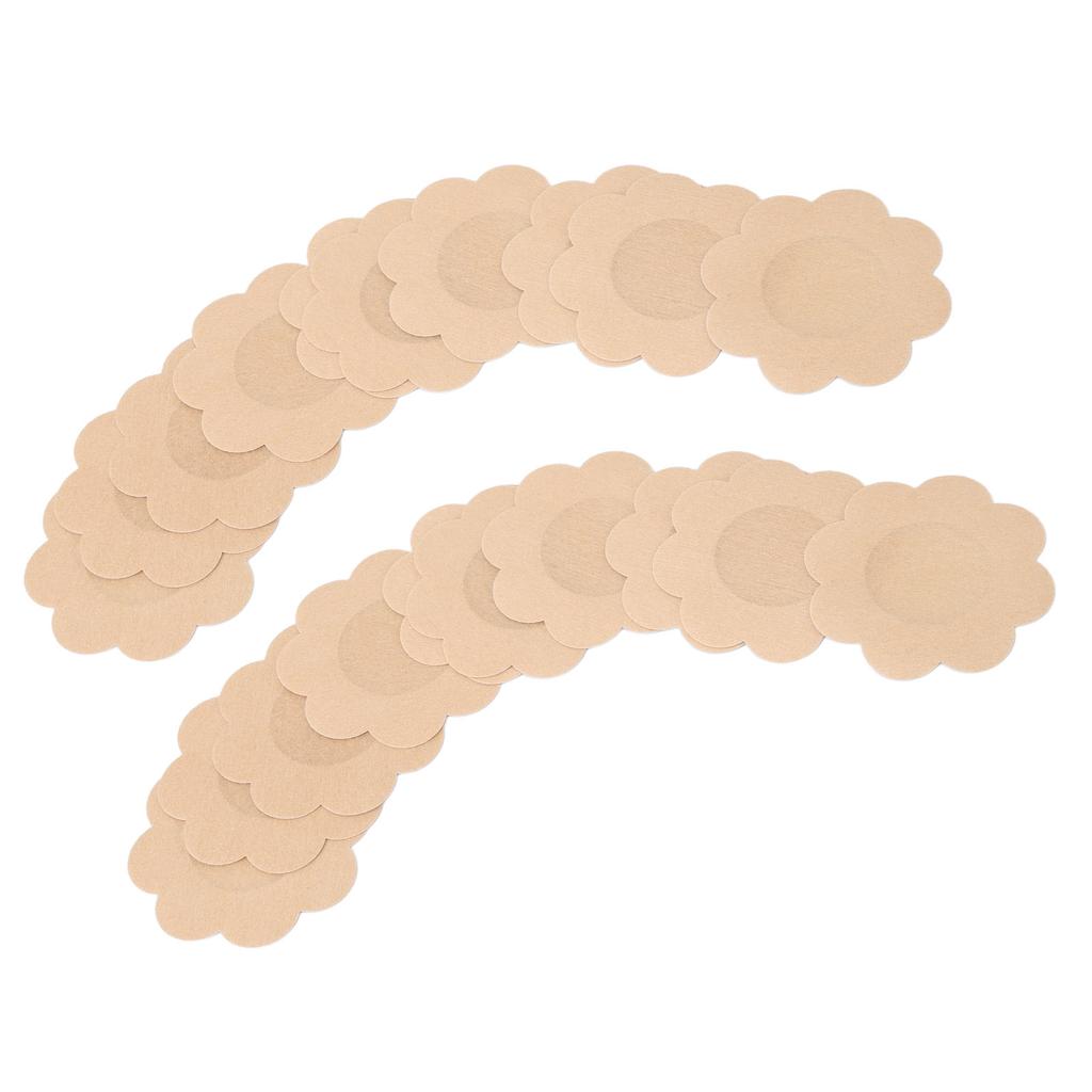 20pcs Disposable Nipple Stickers Adhesive Ultra Thin Boob Covers Breathable Breast Pasties for