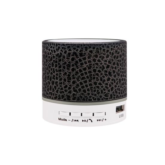 A9 Portable LED Light Crack Bluetooth-compatible Speaker U Disk TF Card Subwoofer Music Player for Phone
