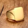 Stainless Steel Ring for Men Minimalist Square Design European American Style Durable Comfortable Wedding Band