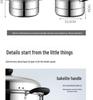 Universal Stainless Steel Multi-Layer Steamer Pot for Buns and Soup, Compatible with Gas and Induction Cookers