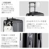 Black [BluFied] 20-inch Front-Opening Suitcase, Carry-on Size, ABS+PC Material,