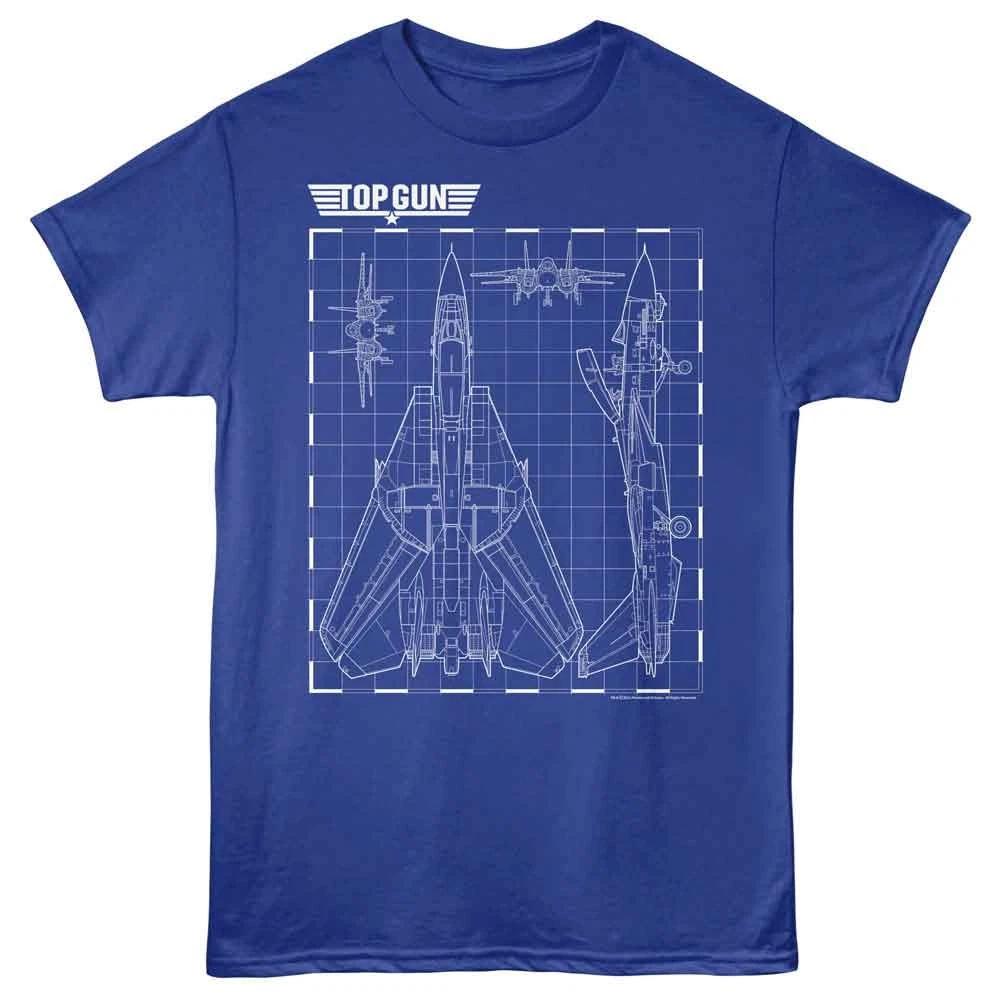 Top Gun - Schematics - American Classics - Royal Short Sleeve Children s T-shirt 100
