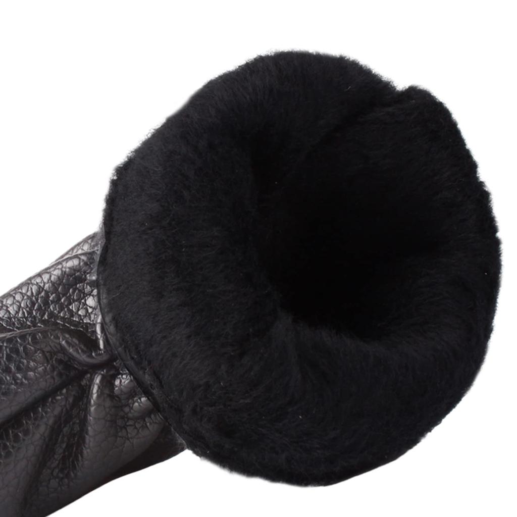 Andux 10pcsset PU Golf Iron Club Head Cover with Numbers On Both Sides Black MTPU02