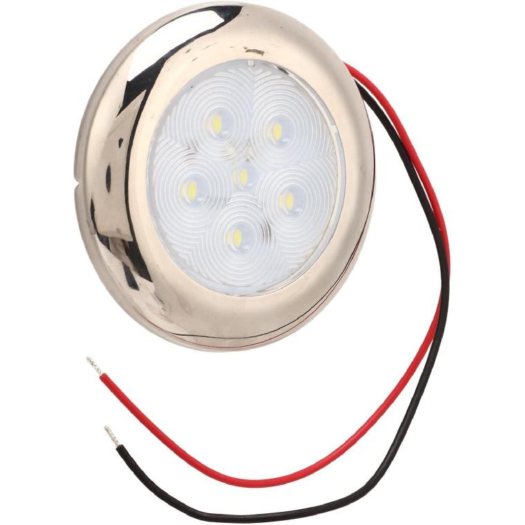 12V LED Dome Light, IP65 Marine Ceiling Lamp For RV Van Caravan Truck Boat Yacht Interior Lighting Part