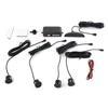 4 Sensors LED Detector Display Auto Parking Sensor Kit Car Reverse Backup Radiolocator Monitoring System Auxiliary Alarm