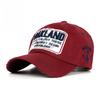 Unisex Cotton Baseball Cap with Embroidered Patch Marine Anchor Distressed Edge Korean Style Retro Vintage Sun Hat Peaked Cap