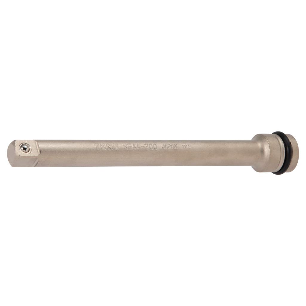 TONE Impact Extension Bar 200mm Total Length (Ball Type), NE44-200, 12.7mm (1/2") Drive,