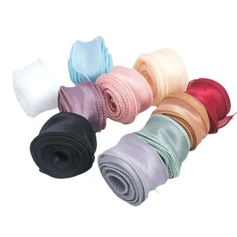 10yards Roll Silk Ribbon 40mm Satin Ribbon Organza Ribbons Gift Wrapping Handmade Wedding Birthday Party Decor Bow Diy Craft