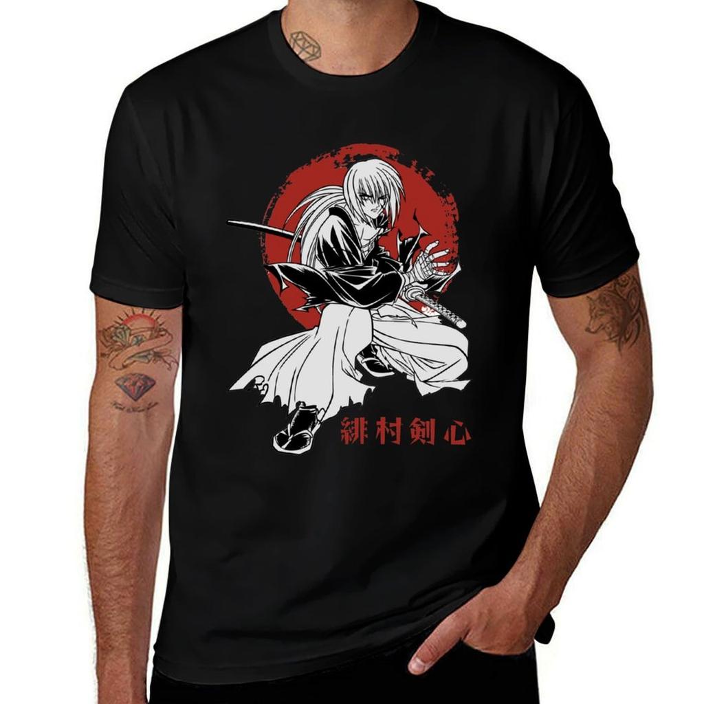 Kenshin Himura T-Shirt Holiday Casual Short Sleeve Top