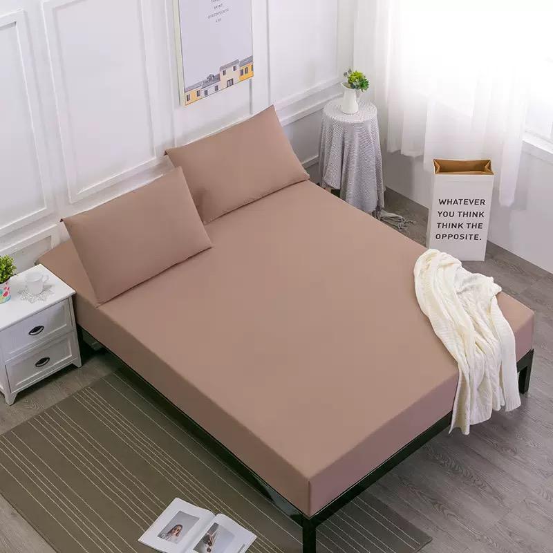 HOMZY Waterproof Bed Fitted Sheet Soft Breathable Mattress Cover
