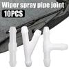 2-Color Wiper Spray Pipe Joiner T Y I 3-Type Windshield Washer Pipe Nozzle Hose Cleaning Water Hose Tube Joint Car Accessories