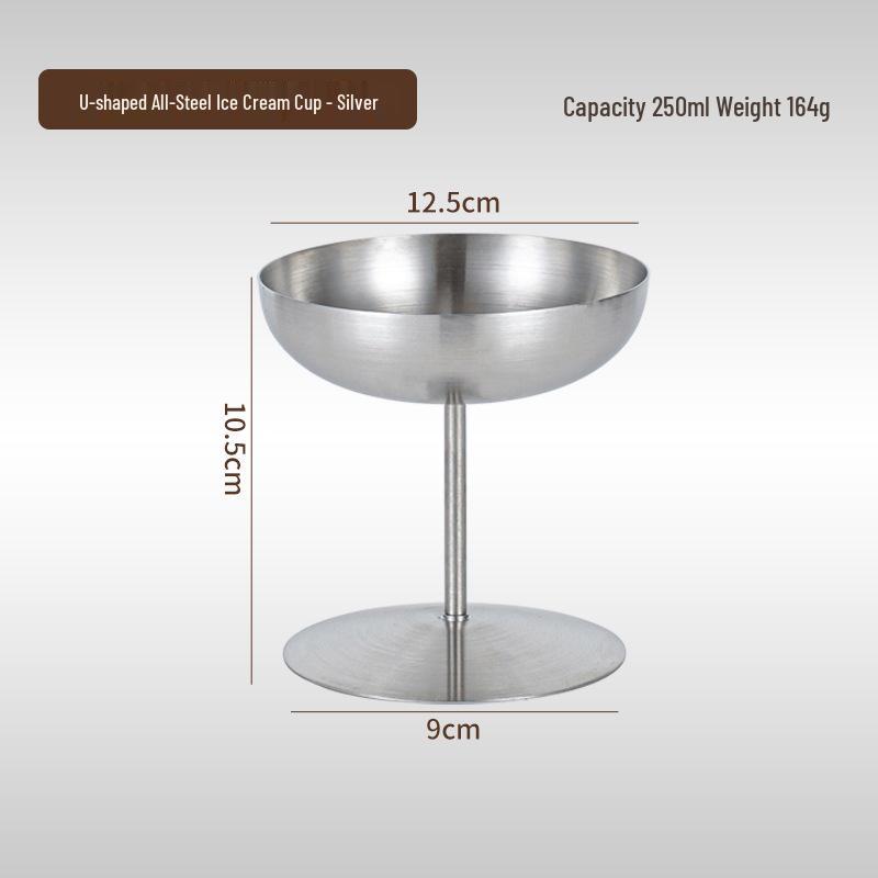 304 Stainless Steel Dessert and Snack Cup