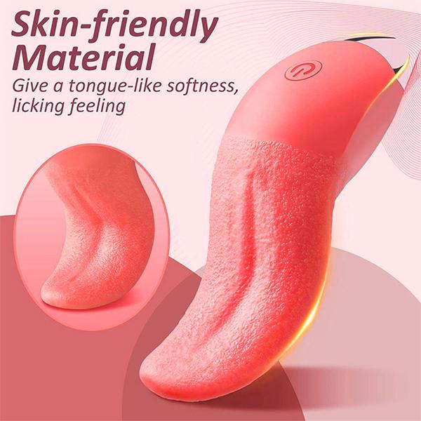 10 Modi Realistisk Tungeslikking Kraftig Stimulator Vibrator G Spot Klitoral Stimulering Brystvorter Onani Voksen Sexleketøy For Kvinner Par