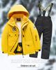 Kids' Winter Ski Suit: Windproof Waterproof Jacket & Thick Warm Pants for Boys and Girls