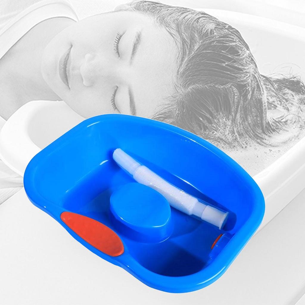 Bed Shampoo Basin Hair Wash Basin Wash Tray Neck Support for Elderly