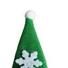 Christmas Cutlery Hats Mini Santa Hat Tableware Bags Brushed Cloth Reusable Decor for Red Christmas Balls and Festive Settings
