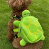 Lovely Turtle-Shaped Dogs Backpack for Pet Hiking Pet Traveling Bag Large Capacity Cat Outdoor Treat Bag Lightweight Bag