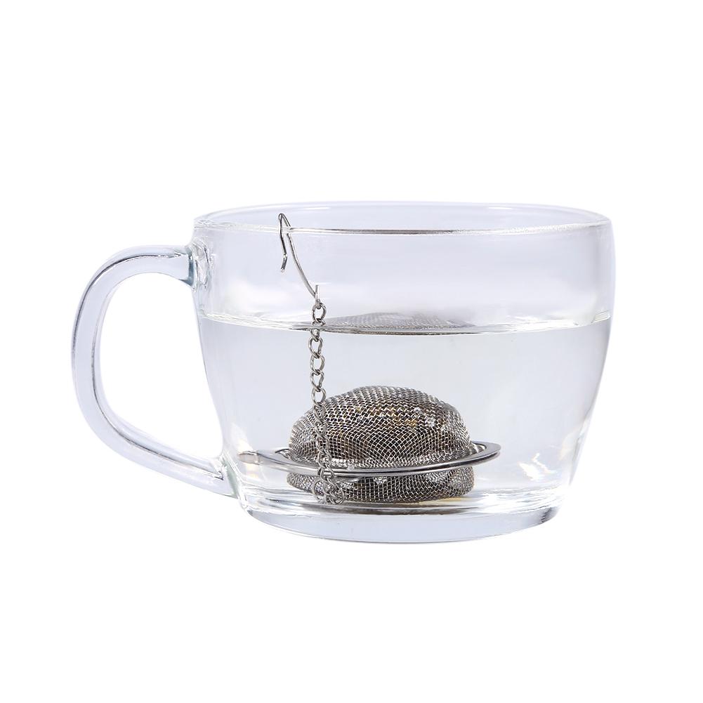 Stainless Steel Loose Tea Infuser Leaf Strainer Filter Diffuser Herbal Spice Net    4.5cm
