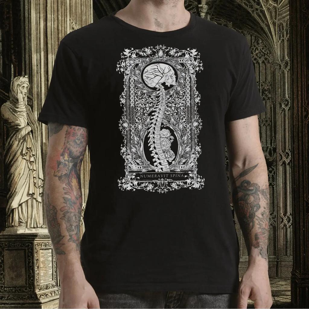 Anatomical Black White Shirt Unisex Vintage Stretched Homme Breathable Comfortable Streetwear Unisex Soft Graphic Stylish